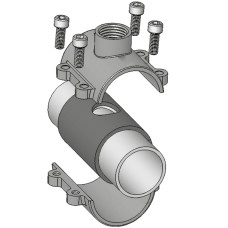 Врізка в трубу з внутрішньою різьбою DN25(33,3-34,2 мм) х 3/4″ OBD AGAflex