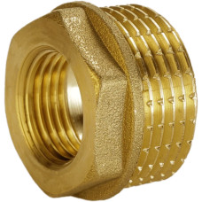Футорка латунна 3/4″ЗР х 1/2″ВР штампована А0702А