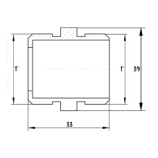 Ніпель нікельований 1″ЗР х 1″ЗР штампований під прокладку А0506-1А(нк) VA